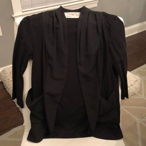 Sz XS black Free People light blazer
